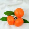 And Leaves Fruit Display Imitation Fruits Fake Oranges Artificial Fruit Tangerine Model Party Decor
