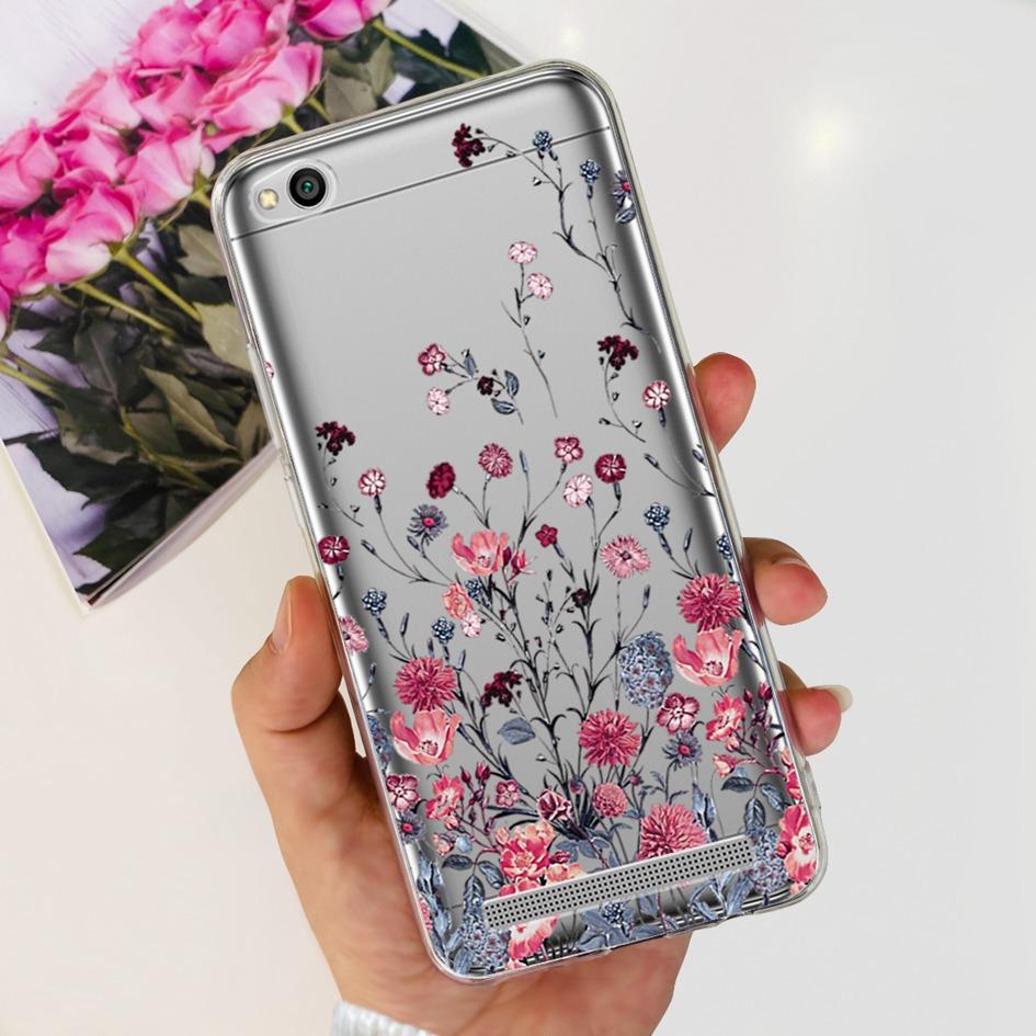 For Xiaomi Redmi 4A Case Fashion Butterfly Transparent Silicone Soft Cover For Xiaomi Redmi 5A Funda Redmi5A Redmi4A Phone Cases