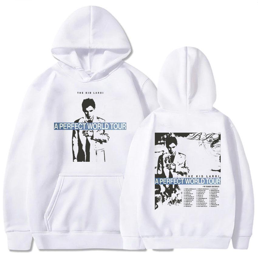 A PERFECT WORLD TOUR 2026 Hoodies THE KID LAROI Graphic Sweatshirt Long Sleeve Loose Casual Pullover Print Merch