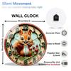 30x30cm Round Wall Clock Designed to Retain Its Pristine Appearance Over Time