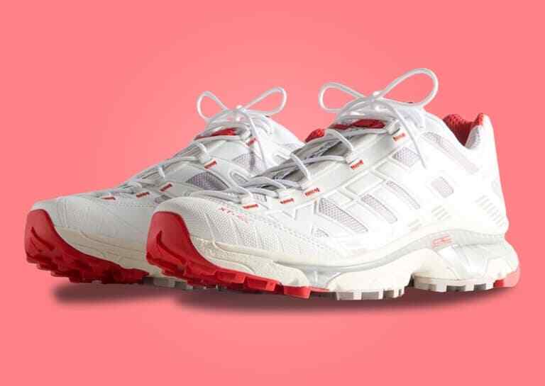 L47771800 KITH Salomon XT-4K Ярко-белый Пепел роз Огненно-красный (Мужской)