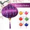 Chinese Floral Silk Lanterns 12/14 Inch Japan Vietnam Mid-autumn Traditional Lantern For New Year Wedding Party Spring Decor