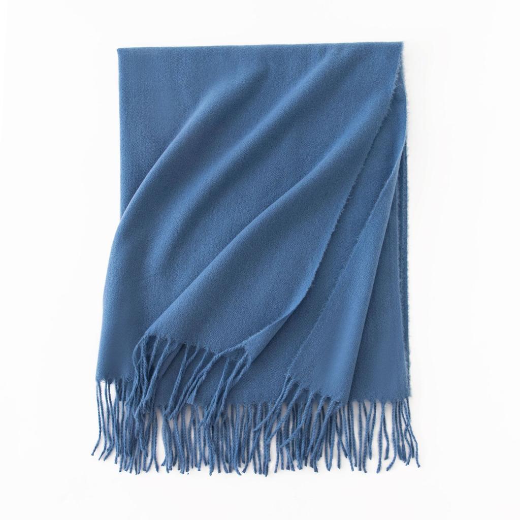Cashmere Feel Scarf Autumn and Winter Korean Imitation Cashmere Girls High End Shawl Warm Scarf
