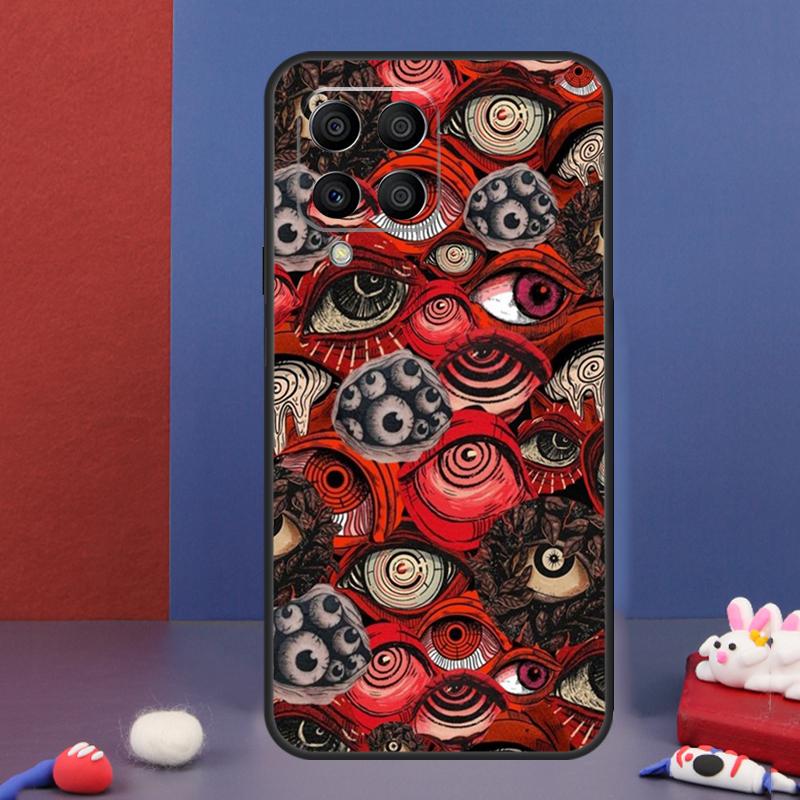 Чехол 'Страшное Лицо Глаза' для Samsung Galaxy M31 M21 M11 M13 M54 M34 M14 M56 M36 M16 M53 M32 M52 M35 M55 M15 M06