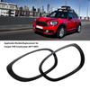 Headlamp Trim Ring Cover 1 Pair Black Headlight Trim Ring Stylish Look 51138739352 Fade Proof for F60 Countryman 2017 To 2024