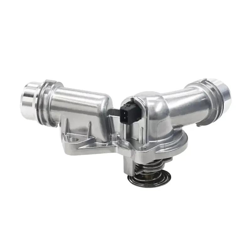 Aluminum Thermostat Housing Assembly Coolant Water Pump Outlet For BMW E46 E39 X3 X5 Z3 Z4 320i 325i 330i 525i 530i 11531437040