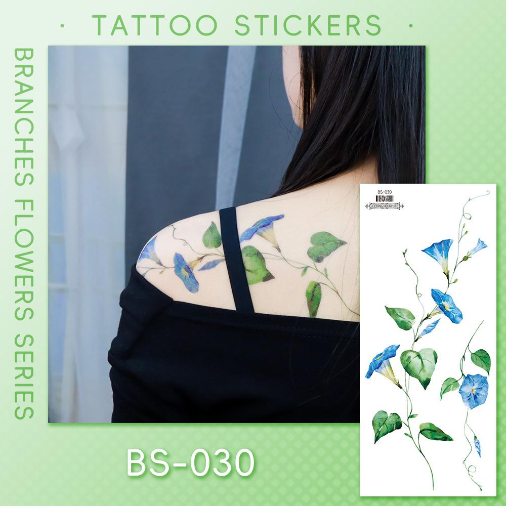 Рикалон Хэллоуин Вена и Пламя Молнии Наклейки Татуировки, Водостойкие и Потостойкие