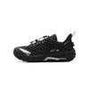Li Ning Kids Outdoor Synthetic Leather Fabric Comfortable Shock Absorption Support Kids Shoes Black YKEV002-3