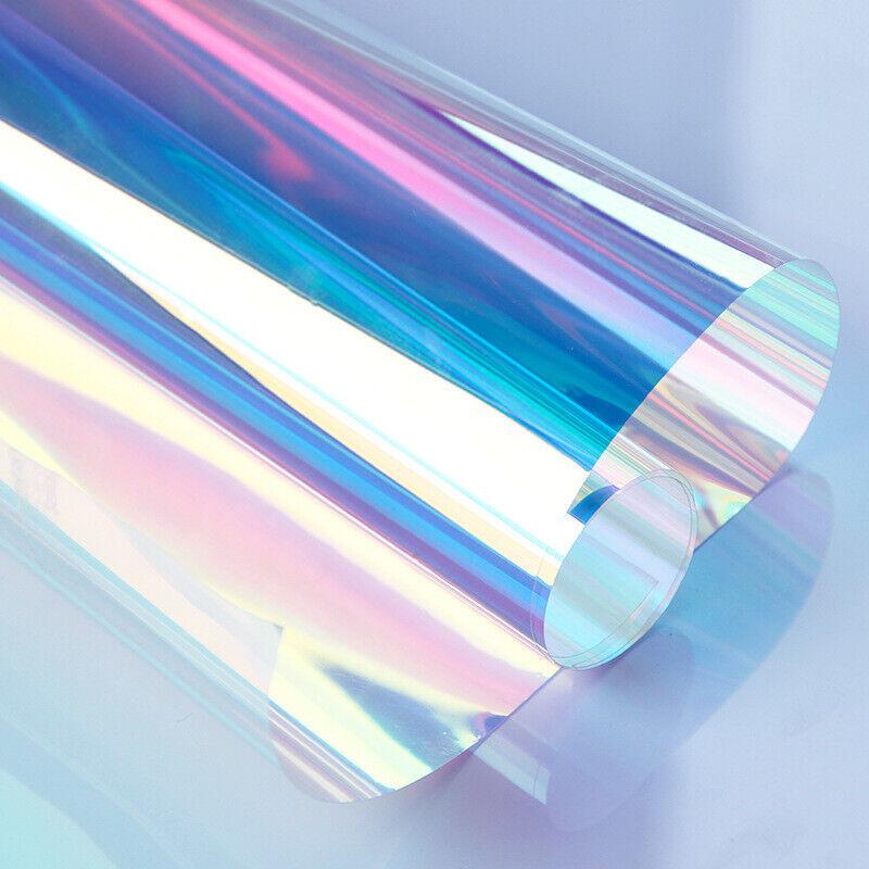 Dichroic Iridescent Window Film Rainbow Self Adhesive Glass Sticker Vinyl Decorative Glass Sticker DIY Home Decoration New