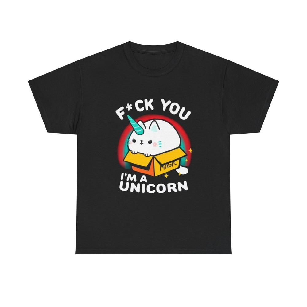 I'm A Unicorn Funny Graphic T Shirt NEW Unisex Heavy Cotton Tee