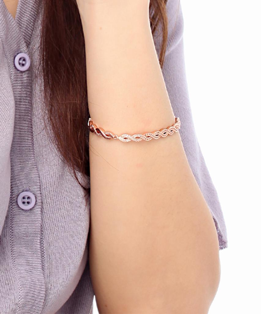 Ellejewelry Браслет 'Скрученная Рейка' Elbrbb023