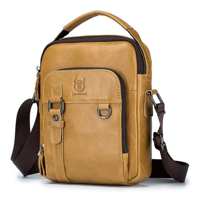 BULLCAPTAIN Модная мужская сумка через плечо, кожаные сумки-мессенджеры, мужские сумки через плечо Bolsos, качественная мужская сумка для путешествий для Ipad