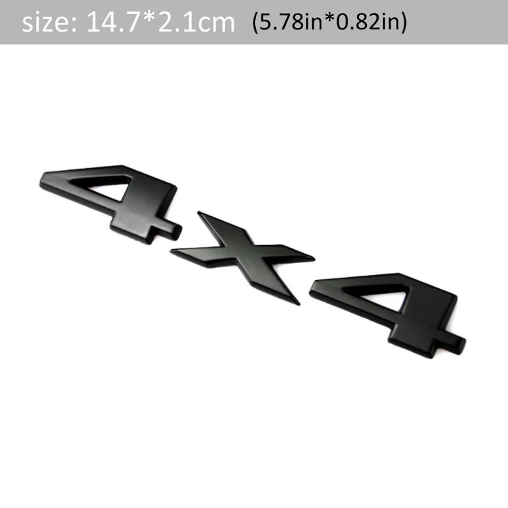 cwlsev1 1Pcs Car 3D Metal Stickers 4WD 4X4 Decals For Renault Megane 2 Captur Mitsubishi ASX Suzuki Vitara Jeep Wrangler Peugeot 307 308
