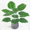 1шт искусственные пластиковые вечнозеленые растения поддельные листья деревьев зелень домашний декор