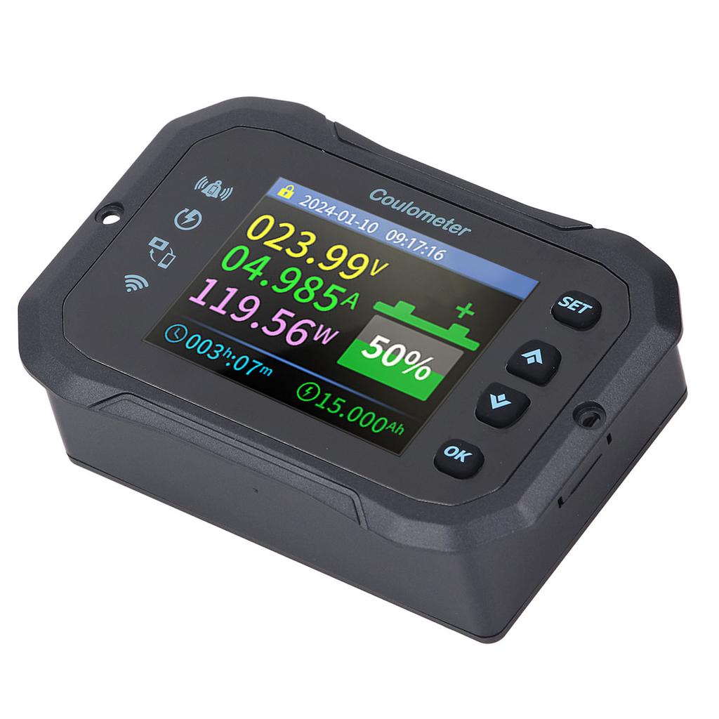 WiFi Battery Monitor 10100V 050A Двунаправленное обнаружение Bluetooth Удаленный мониторинг батареи