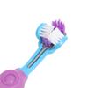 Three Sided Pet Toothbrush Three-Head Multi-angle Toothbrush Cleaning Dog Cat Brush Bad Breath Teeth Care Tool