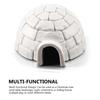 Polar Igloo Christmas Tree Figurines Set Miniature Arctic Figures Toy Playset Mini Polar Animal Shelter Ornament Decorative