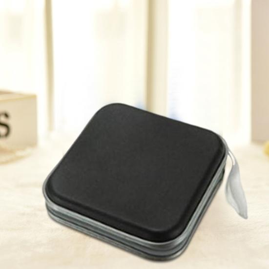 Портативный футляр для компакт-дисков, 40 дисков, защитные рукава, большая вместительная молния, устойчивый к царапинам, пылезащитный DVD-кошелек, сумка-органайзер