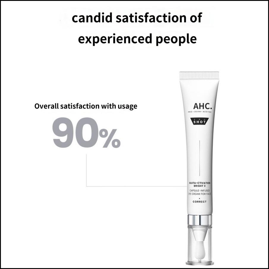 AHC Pro Shot Gluta Activation Bright 3 Capsule Infused Eye Cream 30 мл – Осветляющий двойной крем для глаз и лица