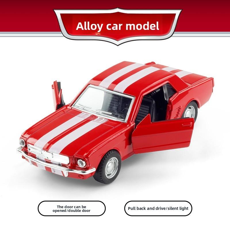Childrens Alloy Vintage Classic Car Model With Retractable Function For Playroom Decor