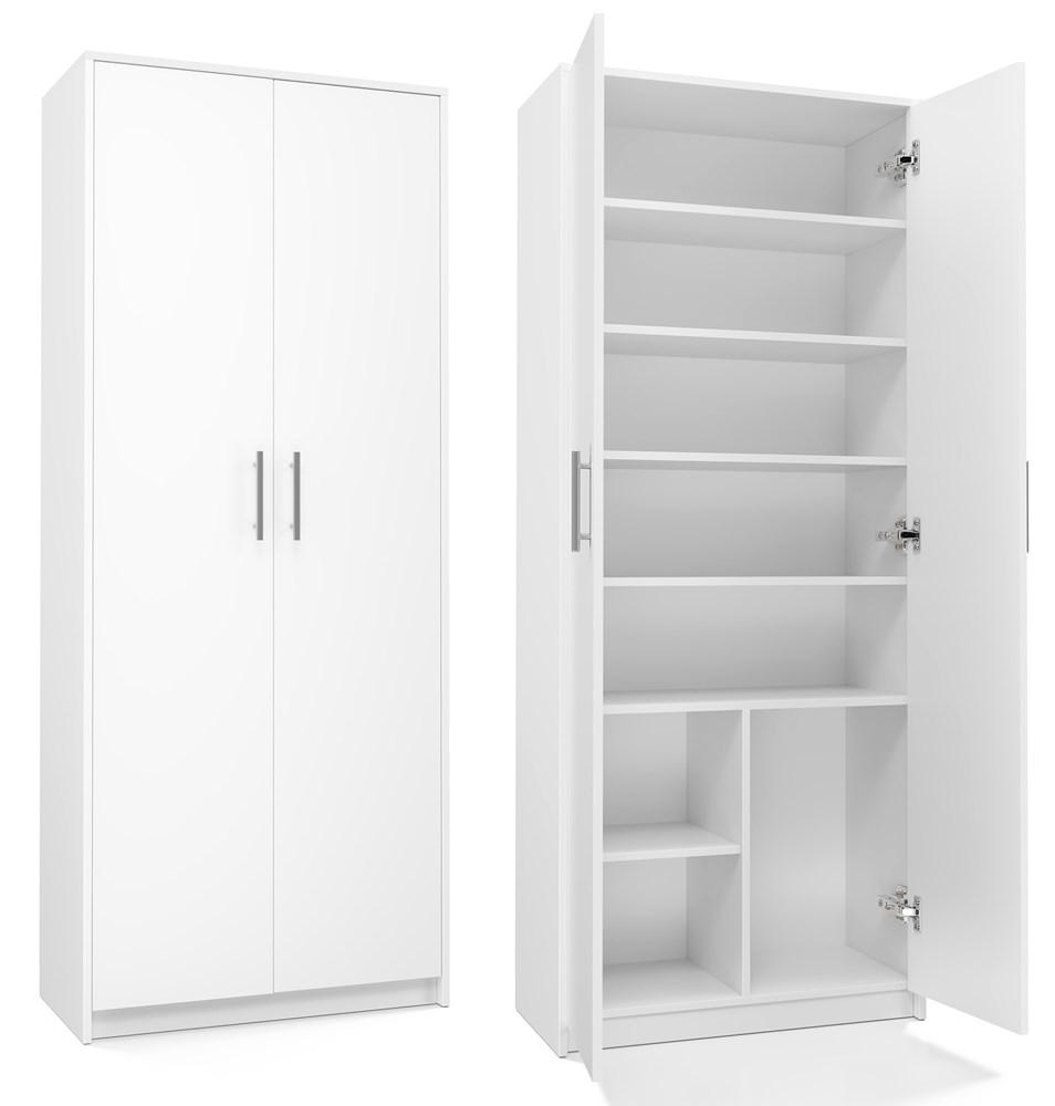 Oliv 2D WHITE bookcase