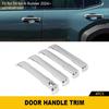 4xChrome Exterior Door Handle Shell Accessories Cover Trim Set For 4Runner 2025+