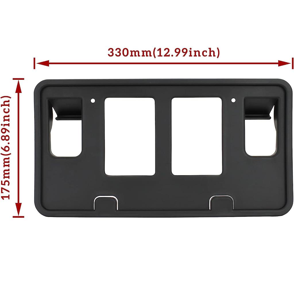 Front License Plate Frame for Ford F150 2006 2007 2008 Front Bumper License Plate Bracket Holder Cover Replace #6L3Z-17A385-AAA