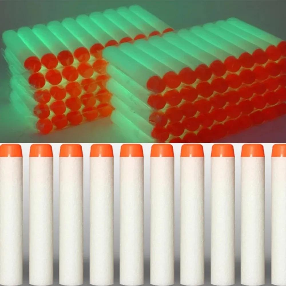 7,2 см 100 шт. для Nerf Мягкие Пули Снаряды Круглая Головка Пополняемые Губчатые Пули Детские Игрушечный Пистолет Пули для Бластеров NERF N-Strike