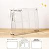 Transparent Acrylic Trading Cards Display Baseball Cards Display Frame Collectibles Sport & Stands Cards Display Wall with Screw
