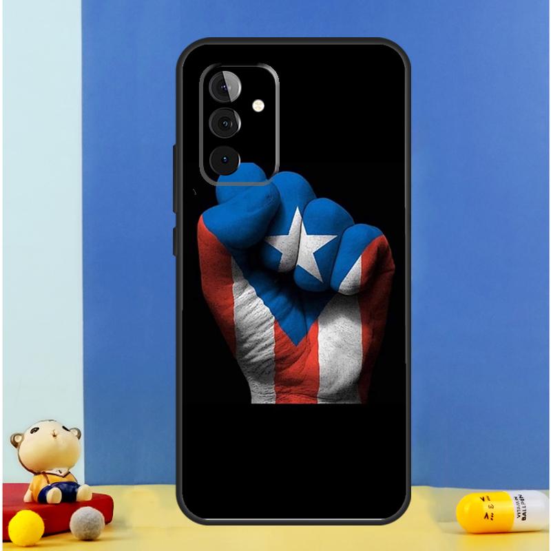 Puerto Rico Flag Case For Samsung Galaxy A56 A52 A53 A16 A26 A36 A55 A35 A15 A32 A12 A33 A13 A14 A34 A54 A17