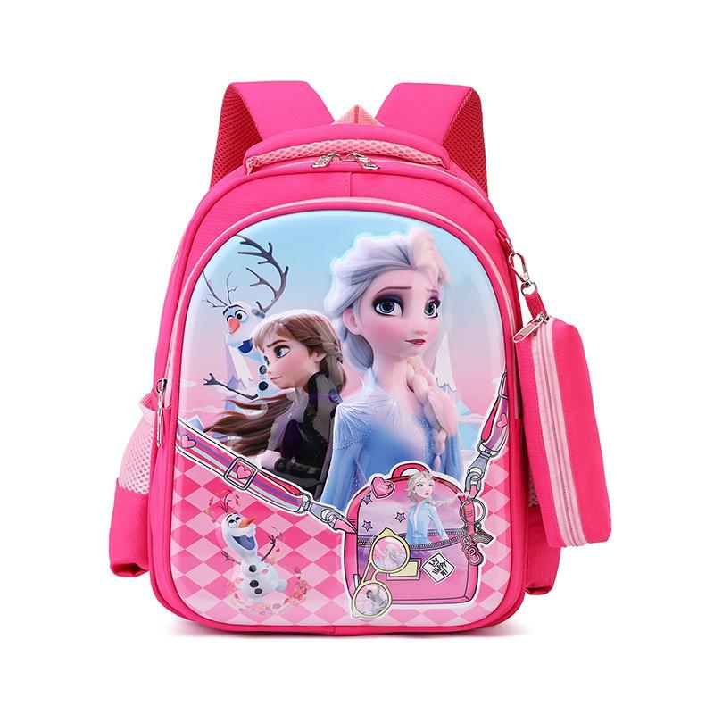 Keroppi Cartoon Kids School Backpack 15 Inch Hard Shell Lightweight Dual Strap Bag Ages 5-10 Elementary Students