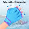 1 Pair Swimming Gloves Adjustable Men Women Aquatic Swim Training Glove Webbed Fitness Water Resistance Training Hand Fins Paddles Swimming Gear