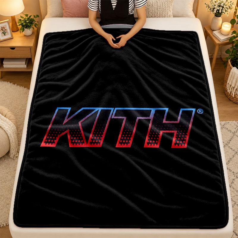 Flannel BlanketKith Warm Soft Throw Blanket for Indoor Sofa Bed Living Room Use
