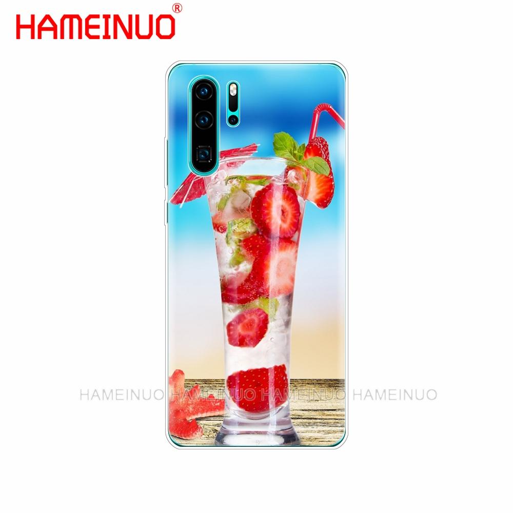 Силиконовый чехол для телефона huawei P30 PRO LITE P SMART 2019 plus p smart Z p20 lite 2019 Beer A Glass of Beer Summer Cocktai