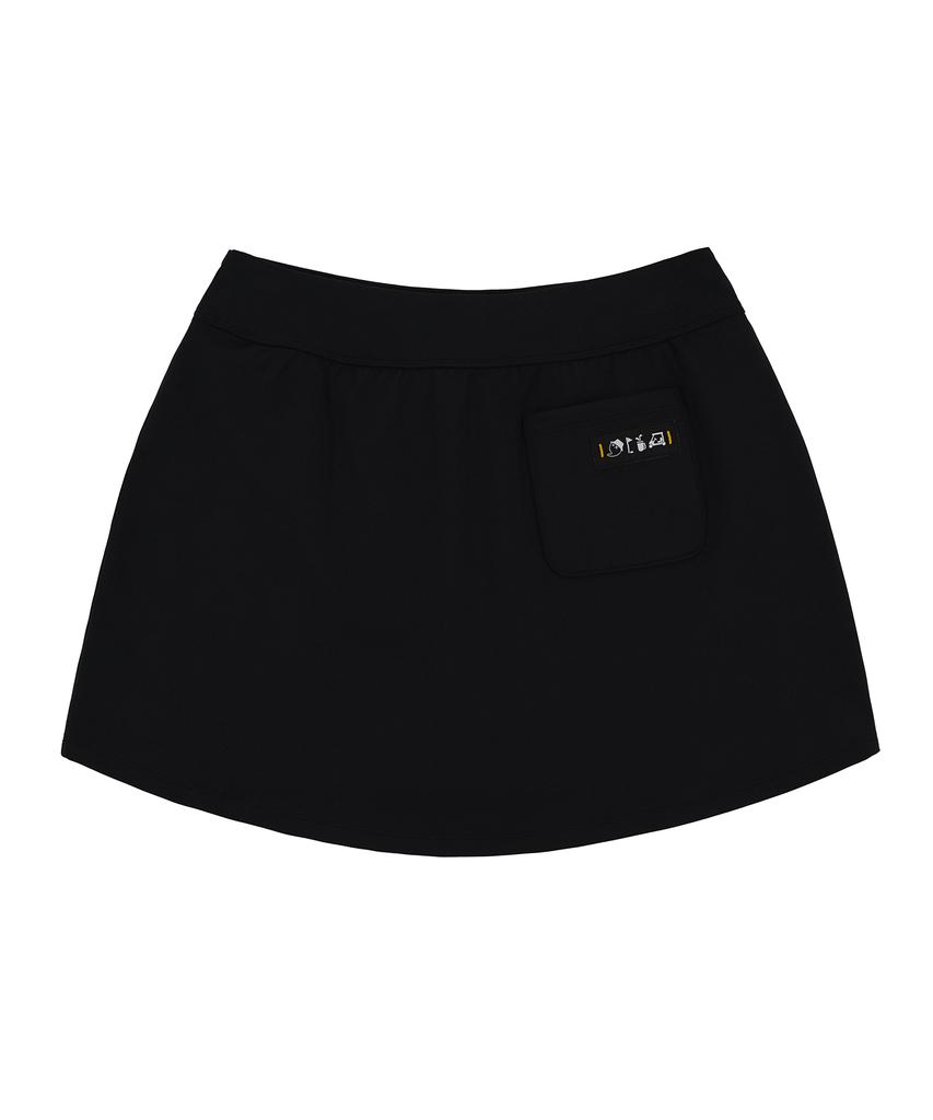 Upper Strop Golf [Upw3045] Upst Golf Plain Skirt Black