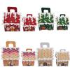 Gingerbread House Christmas Candy Gift Box – Small Cookie Favor Box for Parties
