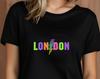 Neon London T-Shirt, Souvenir Tee