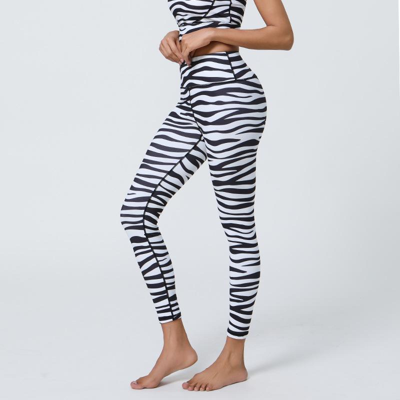 Новые леггинсы для йоги женские телесного цвета с принтом, тонкие спортивные штаны для фитнеса и йоги