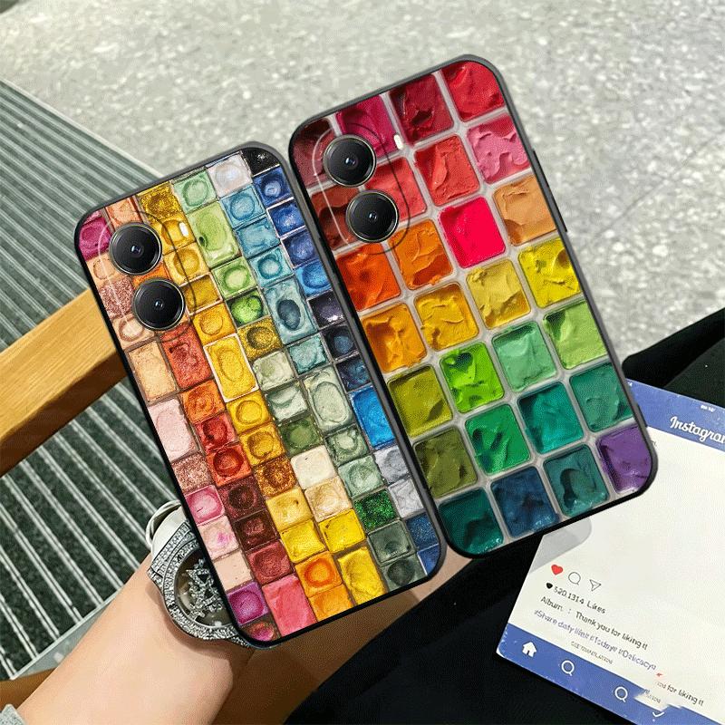 Watercolors Set Paint Palette Soft Phone Case for Xiaomi Poco X5 X6 X7 X8 Pro Max X3 F7 F8 Ultra M8 M7 M6 M5 Redmi 15 15C 14C 13
