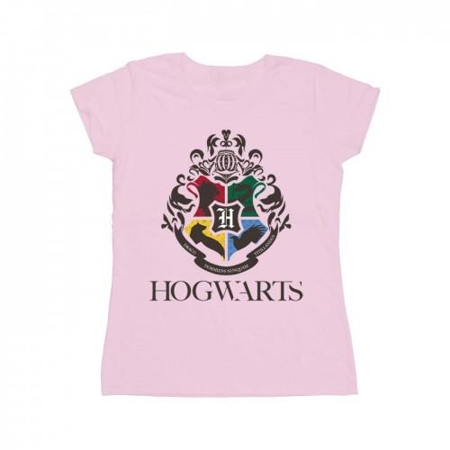 Harry Potter Womens/Ladies Hogwarts Crest Cotton T-Shirt