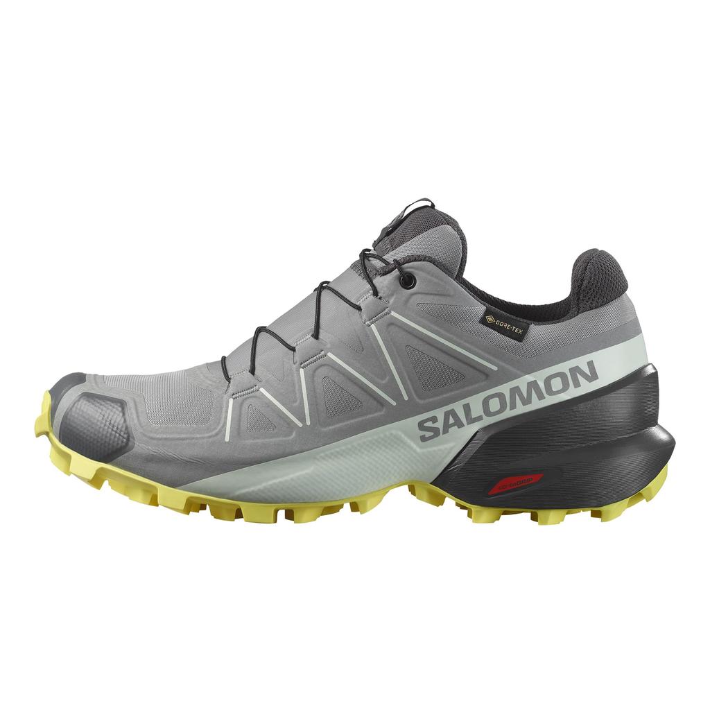 SALOMON Трейлраннинг SPEEDCROSS GORE-TEX ЖЕНСКИЕ (Speedcross Gore-Tex) Женские Sharkskin/Clearly Aqua/Sunny Lime 23,5 см