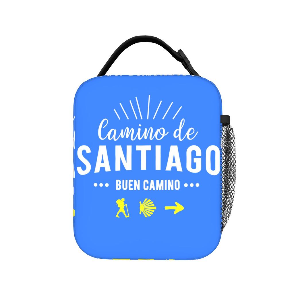 Buen Camino de Santiago Compostela Peregrino Insulated Lunch Bags Bag ,Meal Container High Capacity Tote Lunch Box Picnic