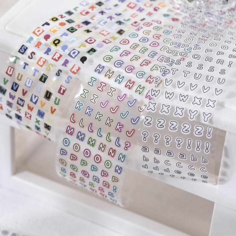 6Style1Roll/bag текстовые элементы высеченная лента для самостоятельного изготовления блокнота, календаря для стеклянной бутылки, украшения