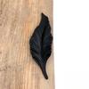 Zinc alloy leaf symmetrical antique bronze cabinet door drawer installation handle wardrobe door handle home decoration