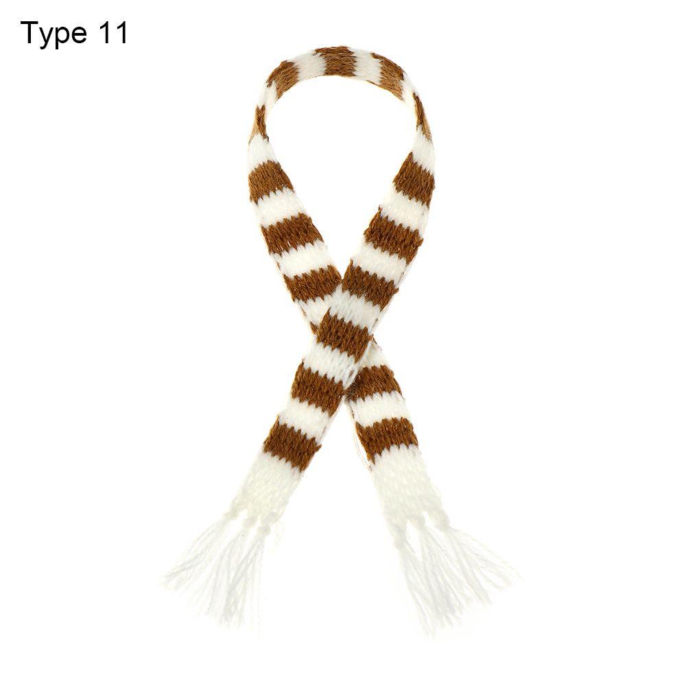 Аксессуары Миниатюрная одежда Кукольный шарф Шапка Вязаные шарфы Материал ручной работы Мини Рождественские шапки