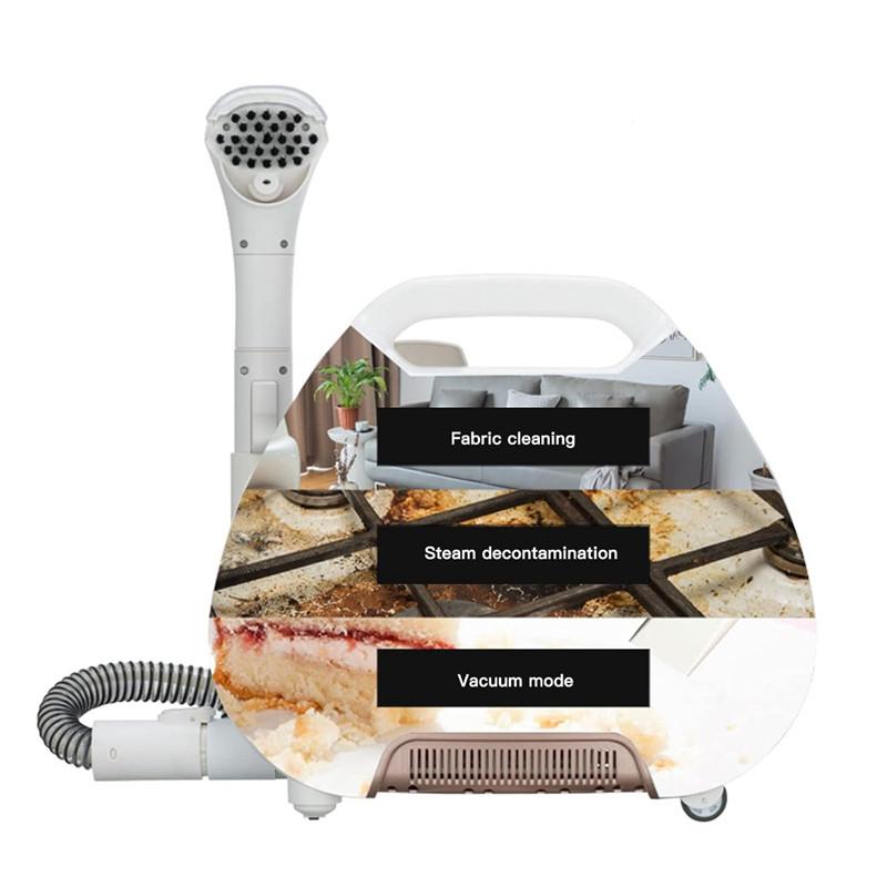 Бытовой пароочиститель высокой температуры Кухня Диван Матрас Мощная машина для очистки глубоких пятен Ручной очиститель ковров
