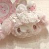 Милая Клубничная Горничная Кружево В горошек Рот My Melody Плюшевая игрушка Белая Ягодная Мелодия Плюшевый кошелек-монетница Девочковое Сердце Подарок
