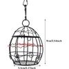 Кормушка для птиц для наружного подвешивания, кормушки из шариков из сала, металлическая подвесная кормушка для птиц с крючками, кормушка из шариков из сала, кормушка для диких птиц для сада на открытом воздухе