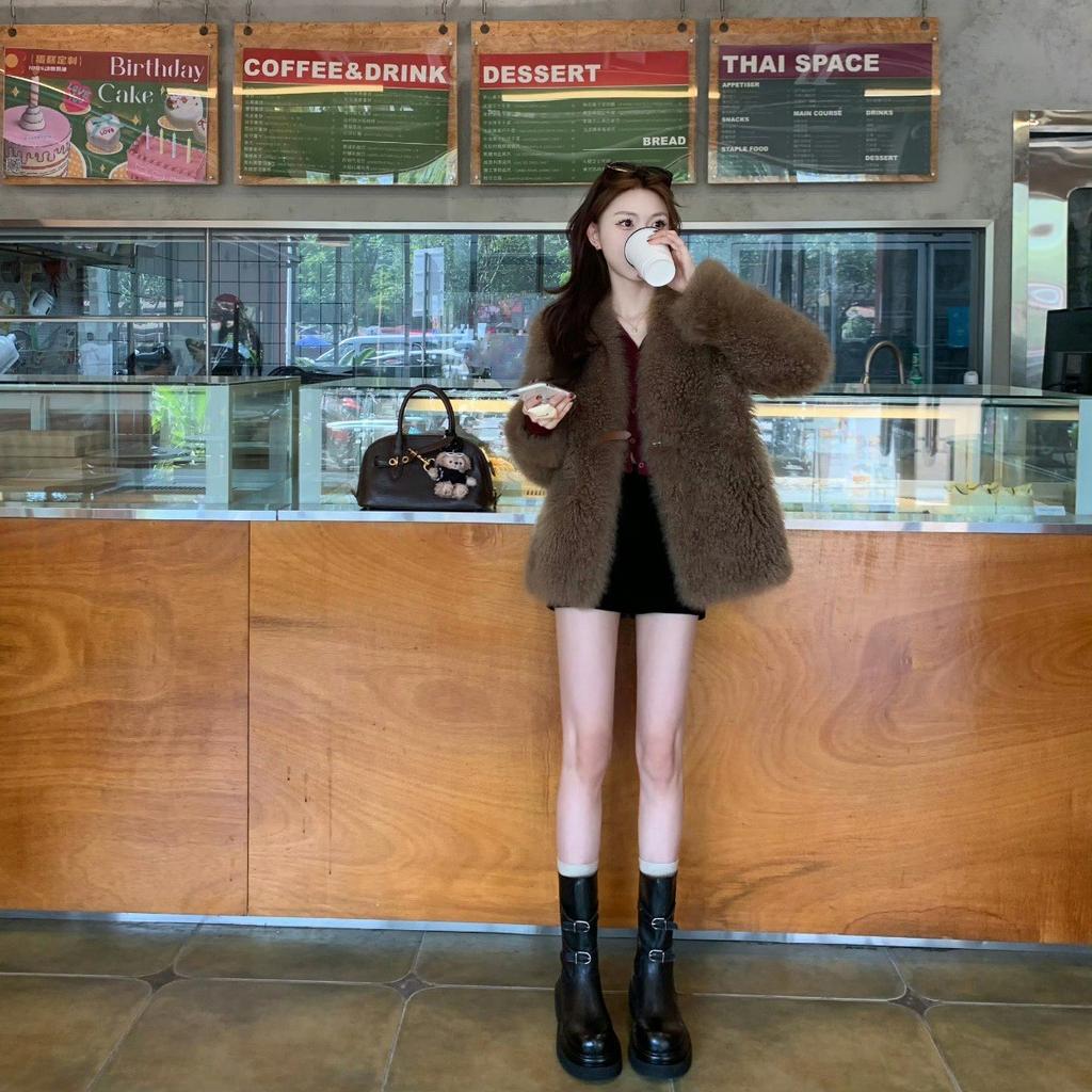 Ботинки с пряжкой на ремне, кожаные ботинки Martin на толстой подошве, женские широкие узкие сапоги на толстом каблуке, длинные сапоги