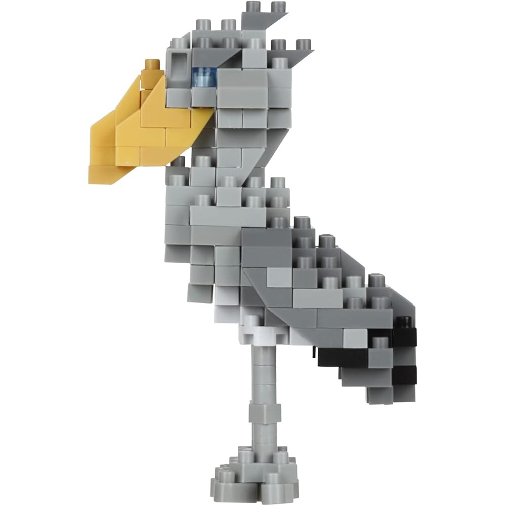 Kawada Nano Block Набор для сборки модели Птица-китоглав NBC_345 Строительная игрушка для возраста 12+